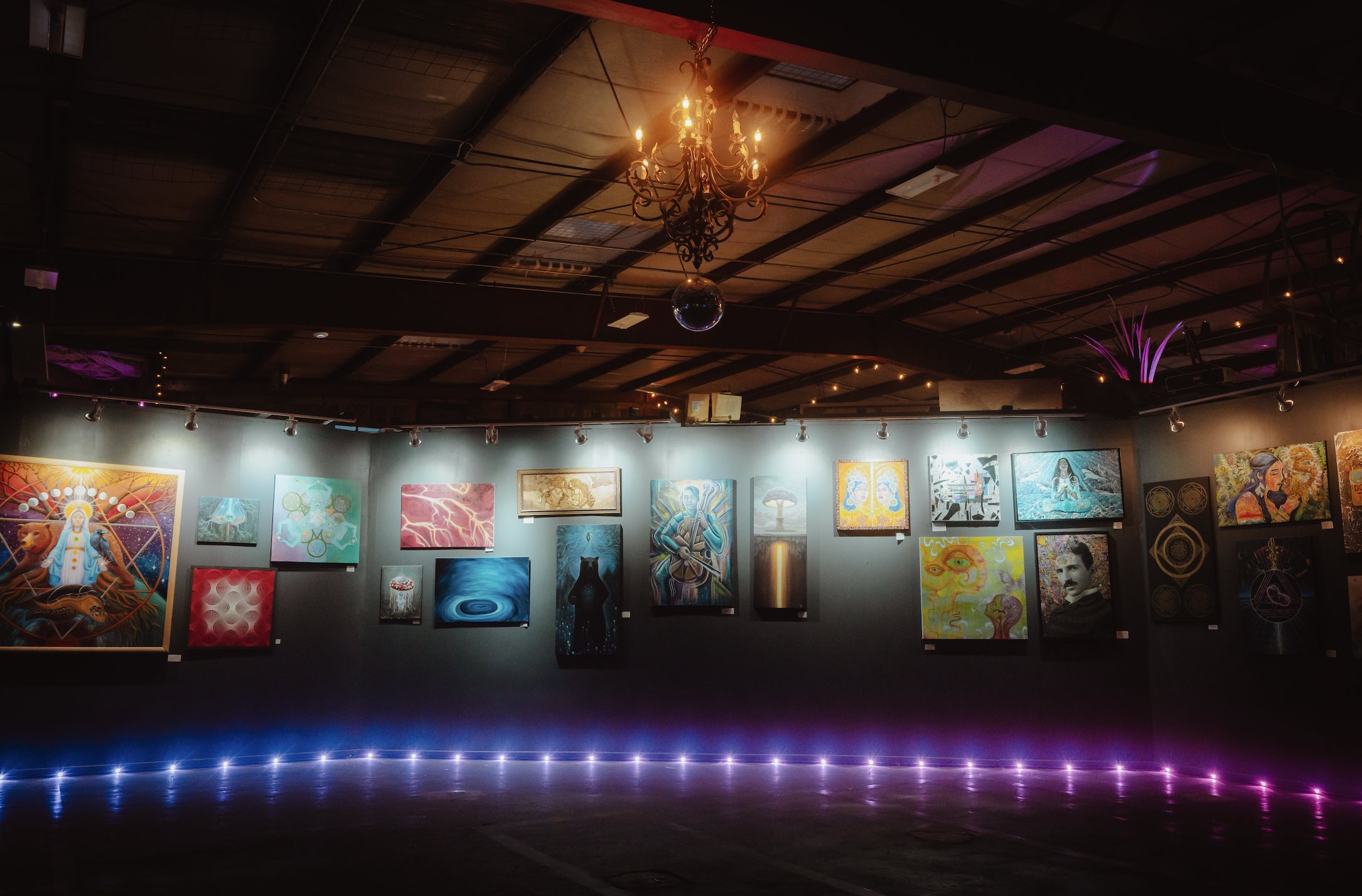 Main Gallery Hall on First Friday